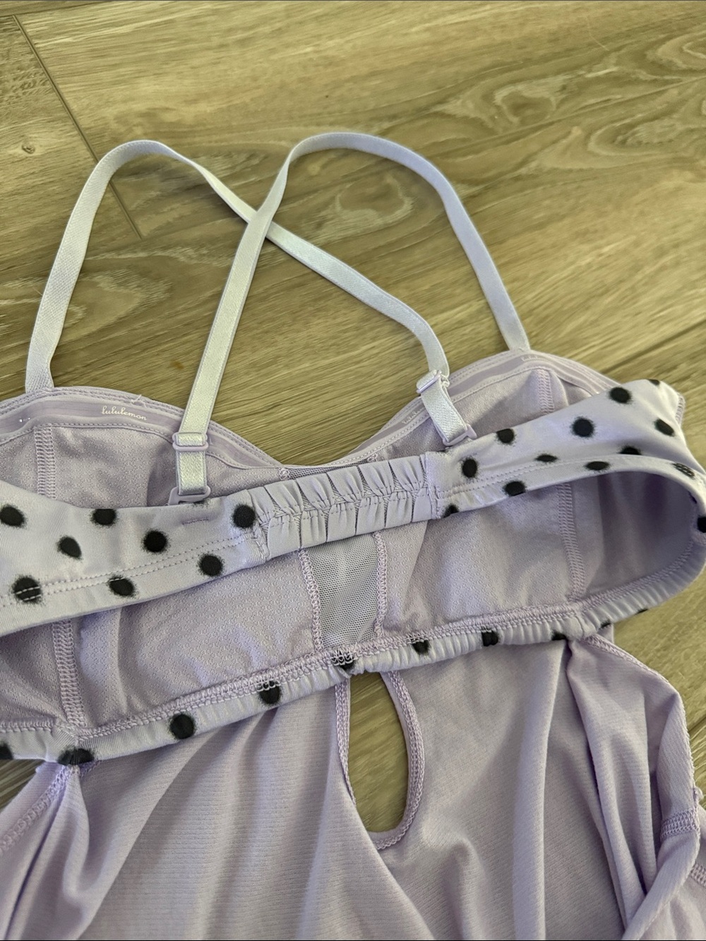 Lululemon Polka Dot Sport Top, Sz S - Picture 6 of 6